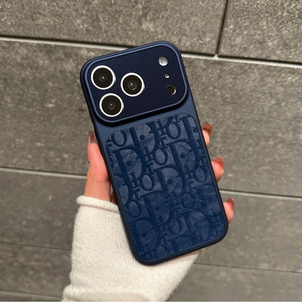 iPhone 17 Pro Max - Stylish Blue Phone Case